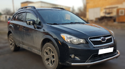 Subaru XV 2011–2017 Voorbumperbescherming ST008 (RVS) foto 2