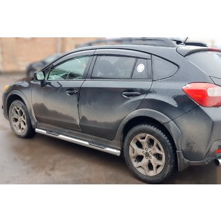 Sidebars BB002 (2 stuks, RVS) Subaru XV 2011–2017 foto 3