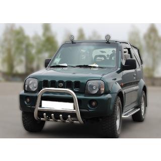 Bullbar F2-01 (RVS) Suzuki Jimny 1998–2018 foto 3