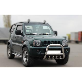 Bullbar F2-01 (RVS) Suzuki Jimny 1998–2018 foto 2