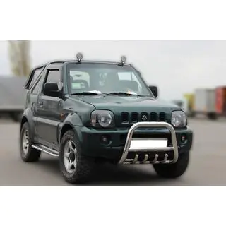 Bullbar F2-01 (RVS) Suzuki Jimny 1998–2018 foto 2