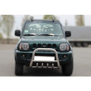Bullbar F2-01 (RVS) Suzuki Jimny 1998–2018 foto 1