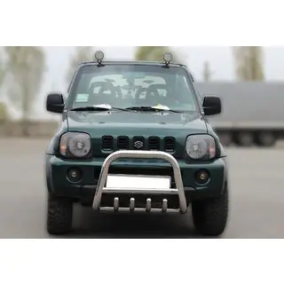 Bullbar F2-01 (RVS) Suzuki Jimny 1998–2018 foto 1