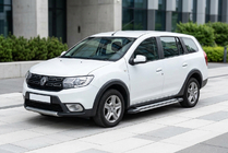 Dacia Logan MCV 2013–2020 Rainbow zijtreden (set van 2, aluminium) foto 1