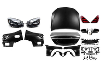 Mercedes S-class W221 2005–2013 Facelift ombouwset naar W222 (zonder bumpers) foto 1