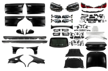 Mercedes S-class W221 2005–2013 W223 faceliftset met deurgrepen en sierlijsten (zonder bumpers) foto 1