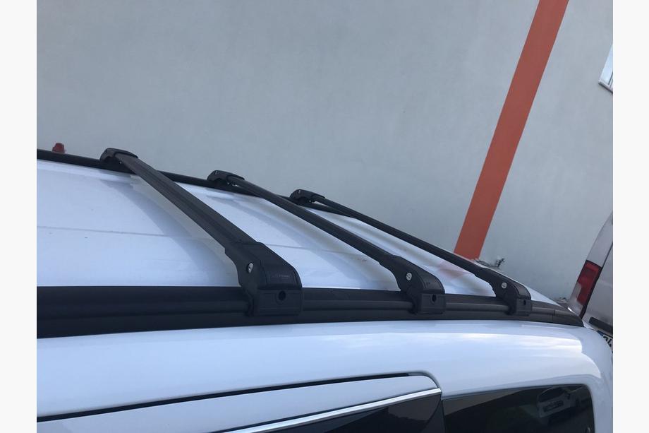 Dacia Lodgy 2012–2022 Dakdragers (dwarsbalken) voor geïntegreerde dakrails, afsluitbaar WingCarrier V2 (2 st.) Grijs Foto 24