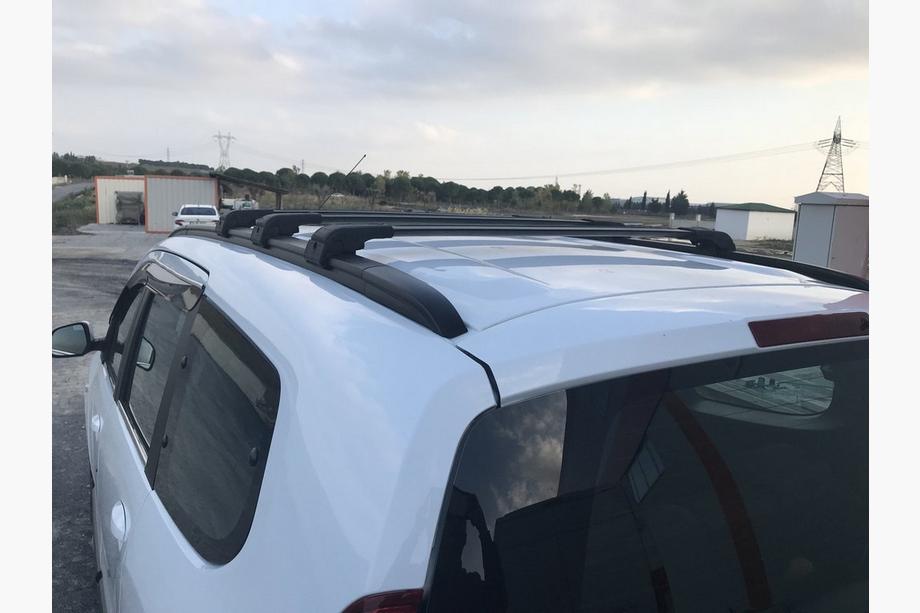 Dacia Lodgy 2012–2022 Dakdragers (dwarsbalken) voor geïntegreerde dakrails, afsluitbaar WingCarrier V2 (2 st.) Grijs Foto 26