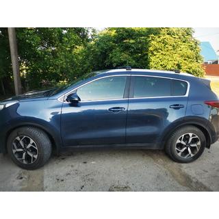 Dakdragers (dwarsbalken) voor geïntegreerde dakrails, afsluitbaar WingCarrier V2 (2 st.) Kia Sportage 2015–2021 foto 1
