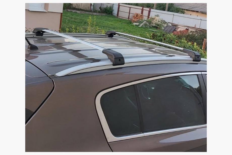 Kia Sportage 2015–2021 Dakdragers (dwarsbalken) voor geïntegreerde dakrails, afsluitbaar WingCarrier V2 (2 st.) Foto 18