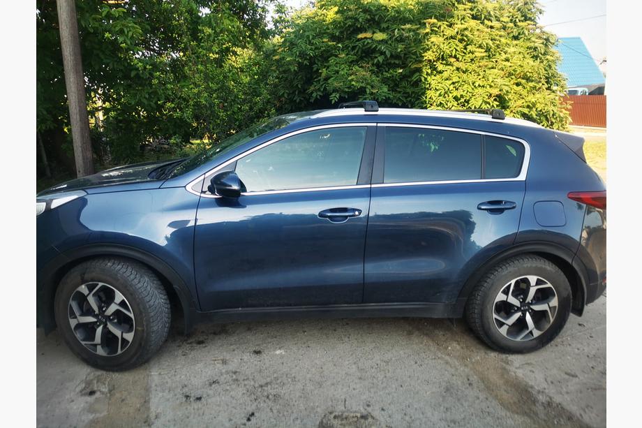 Kia Sportage 2015–2021 Dakdragers (dwarsbalken) voor geïntegreerde dakrails, afsluitbaar WingCarrier V2 (2 st.) Grijs Image