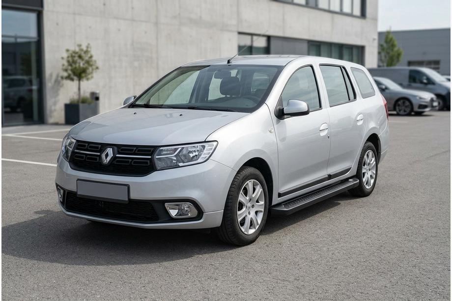 Renault Logan MCV 2013–2022 Allmond Black zijtreden (2 st., aluminium) Image