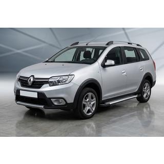 Line side steps (set van 2, aluminium) Renault Logan MCV 2013–2022 foto 1