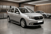 Renault Logan MCV 2013–2022 Side steps Tayga Grey (set van 2, aluminium) foto 1