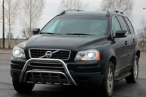 Volvo XC90 2002–2014 Voorste bullbar WT002 (RVS) foto 3
