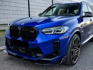 BMW X3 G01 2018– Voorlip spoiler (voor F97 2022-2024, hoogglans zwart) foto 1