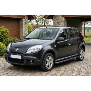 Allmond Black side steps (2 st., aluminium) Dacia Sandero 2007–2013 foto 1