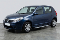 Dacia Sandero 2007–2013 Side steps Line (2 stuks, aluminium) foto 1