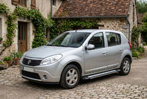 Dacia Sandero 2007–2013 Rainbow zijtreden (set van 2, aluminium) foto 1