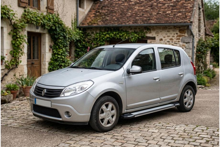 Dacia Sandero 2007–2013 Rainbow zijtreden (set van 2, aluminium) Image