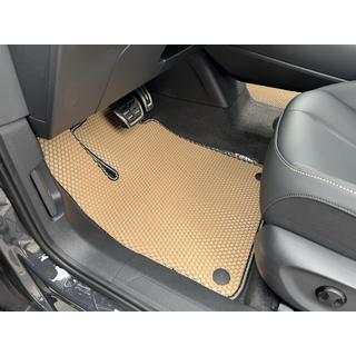 Rubberen automatten Carsuit (Beige) foto 1