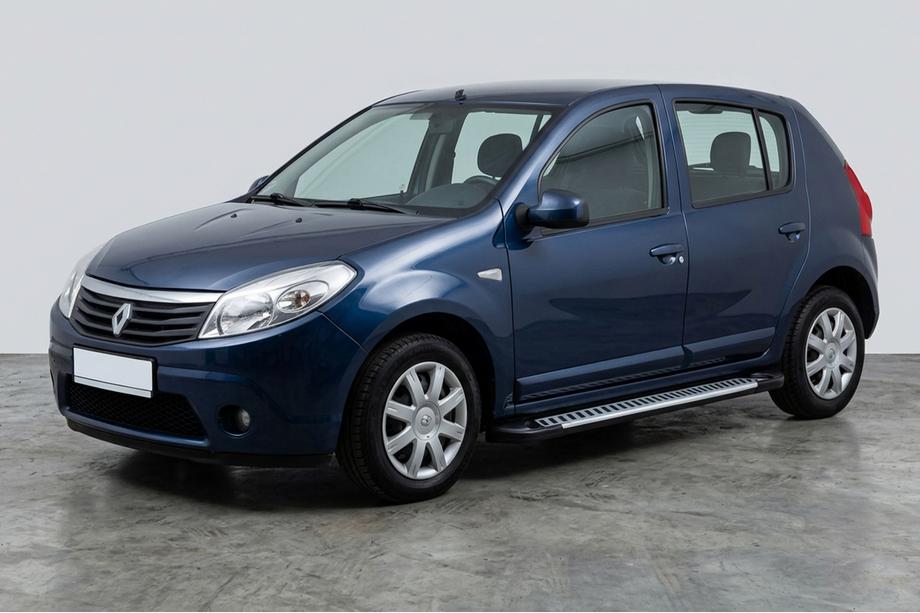 Renault Sandero 2007–2013 Side steps Line (2 stuks, aluminium) Image