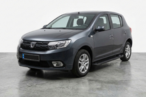 Dacia Sandero 2013–2020 Allmond Black side steps (2 st., aluminium) foto 1