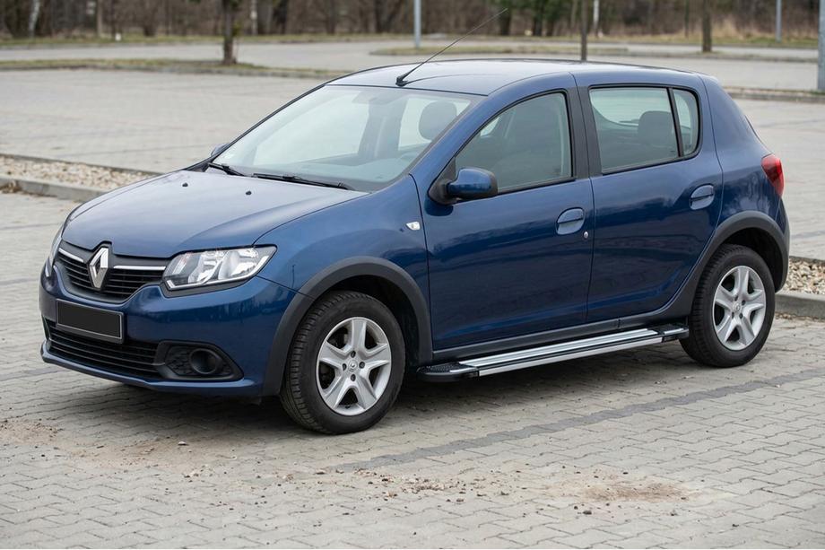 Renault Sandero 2013–2022 Rainbow zijtreden (set van 2, aluminium) Image