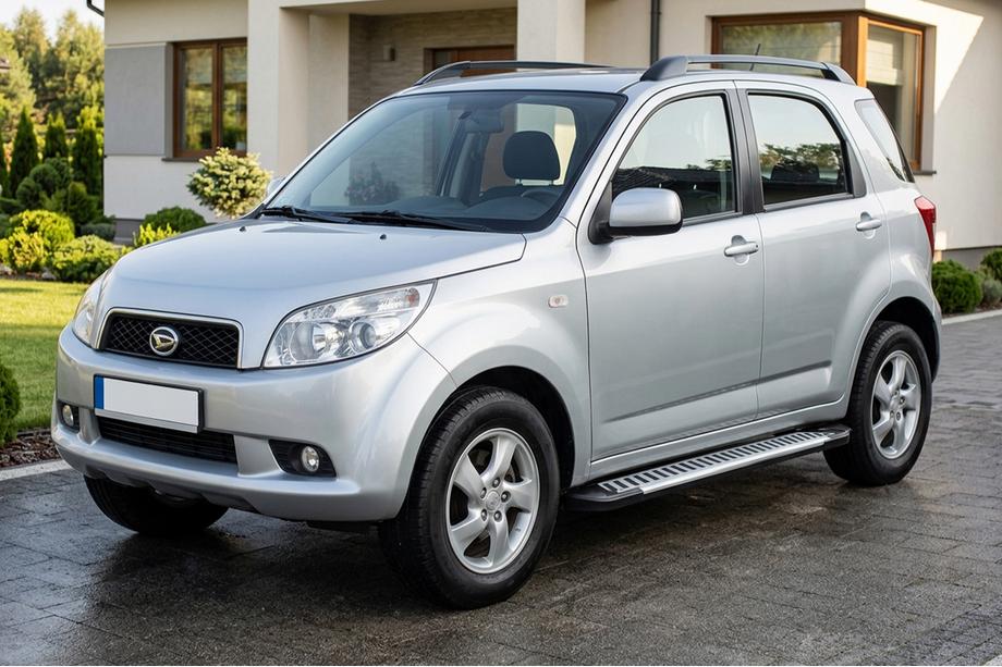 Daihatsu Terios 2006–2017 Line side steps (set van 2, aluminium) Image