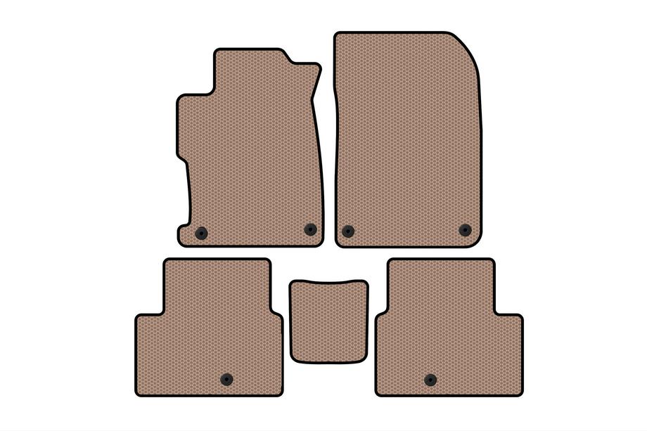 Acura ILX 2012–2022 Rubberen automatten Carsuit (2012-2015, beige) Image
