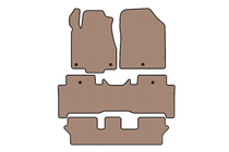 Acura MDX 2007–2013 Carsuit rubberen automatten voor het interieur (3 rijen, beige) foto 1