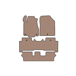 Carsuit rubberen automatten voor het interieur (3 rijen, beige) Acura MDX 2007–2013 foto 1