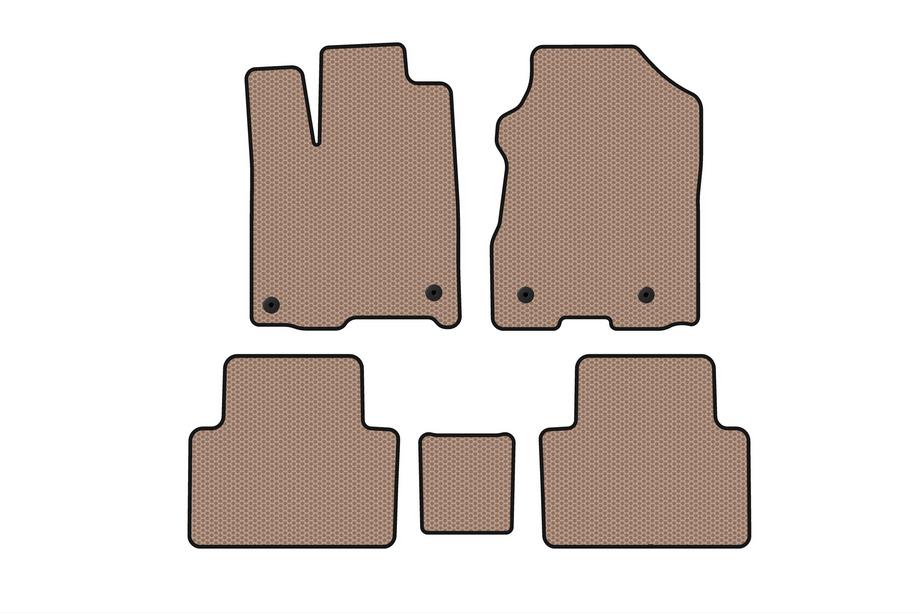 Acura RDX 2012–2018 Rubberen automatten Carsuit (Beige) Image