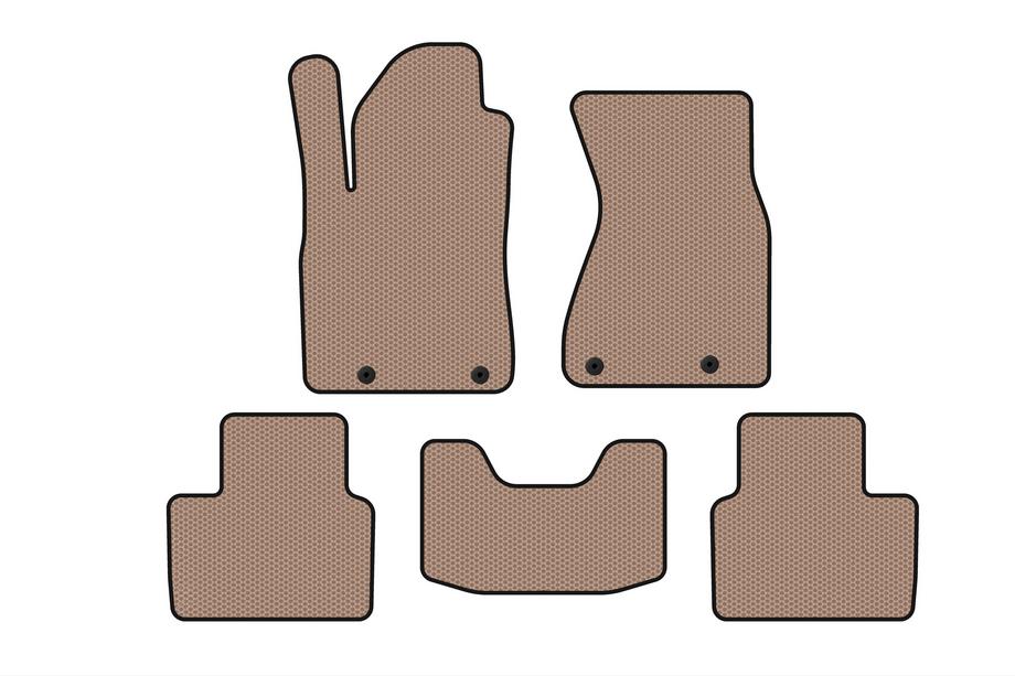 Audi A8 1994–2002 Rubber automatten Carsuit (Sedan, beige) Image