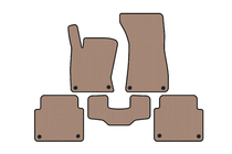 Audi A8 2002–2009 Rubberen automatten Carsuit (Short, beige) foto 1