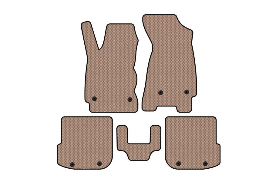 Audi A4 B5 1994–2001 Rubber automatten Carsuit (Sedan, beige) Image