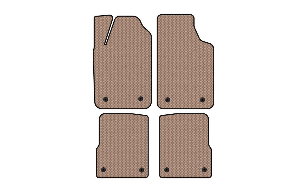 Audi A2 1999–2005 Rubberen automatten Carsuit (HB, beige) Image