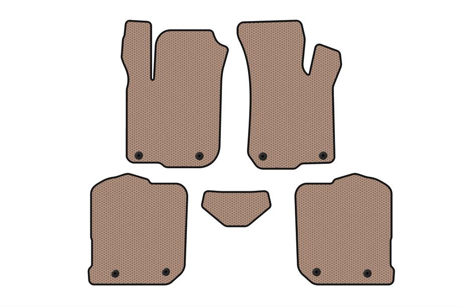 Audi A3 1996–2003 Rubberen automatten Carsuit (HB, beige) Image
