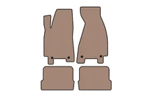 Audi 80/90 1987–1996 Rubberen automatten Carsuit (1991-1996, Coupé, beige) foto 1