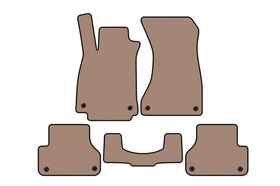 Audi A5 2016–2025 Rubberen automatten Carsuit V1 (Sportback, beige) Image