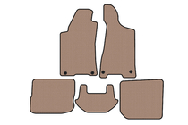 Audi 80/90 1987–1996 Rubberen vloermatten Carsuit (1991-1996, Sedan, beige) foto 1