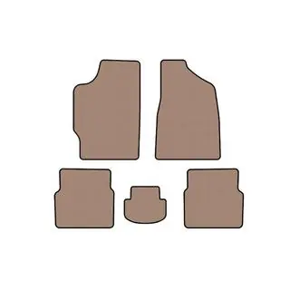 Rubber automatten Carsuit (Sedan, beige)
