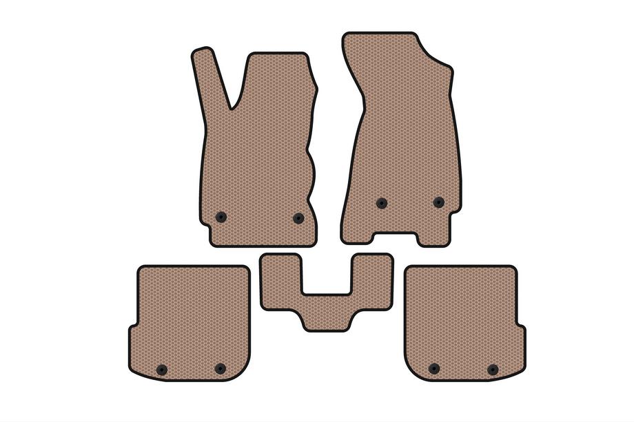 Audi A4 B5 1994–2001 Rubberen automatten Carsuit (Avant, beige) Image