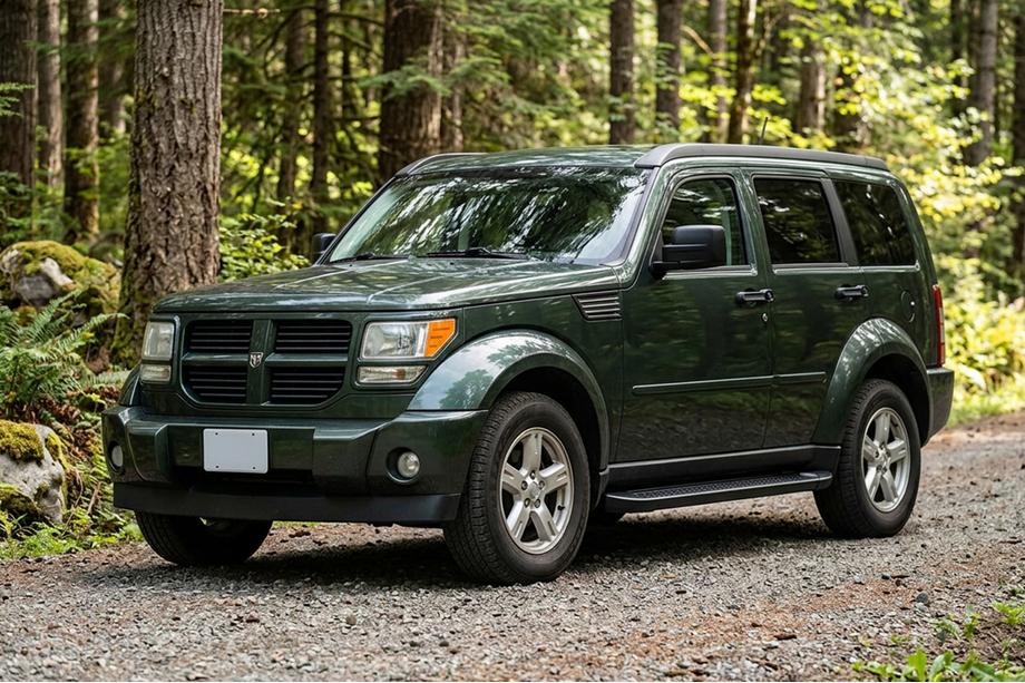 Dodge Nitro 2006–2011 Allmond Black side steps (2 st., aluminium) Image