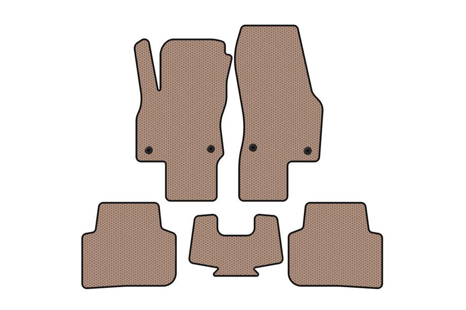 Audi Q3 2019–2025 Rubberen automatten Carsuit (Beige) Image