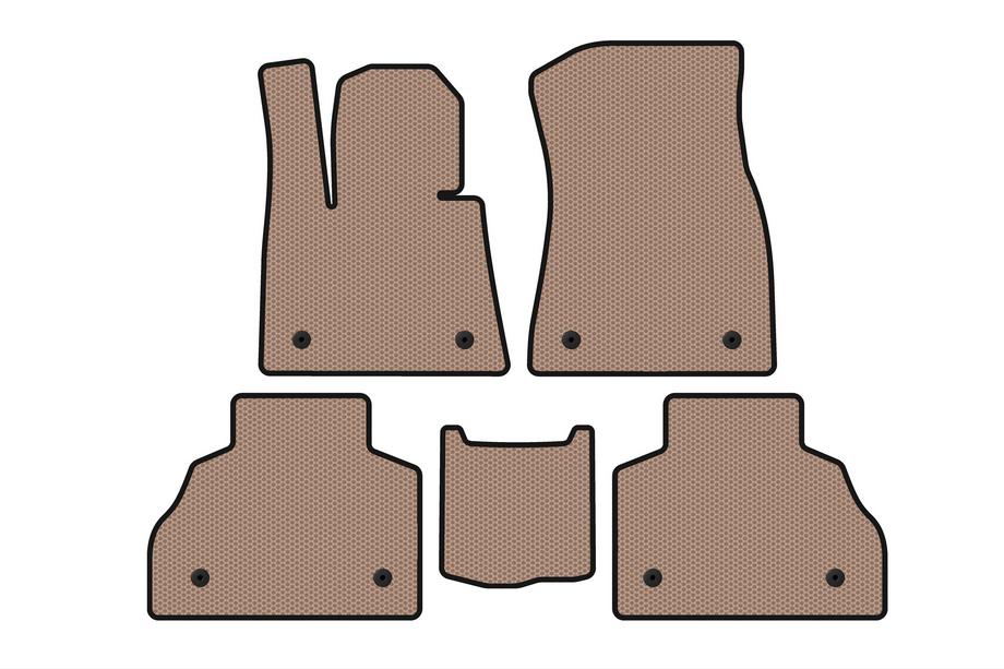 BMW X7 G07 2019– Rubberen automatten Carsuit (2 rijen, beige) Image