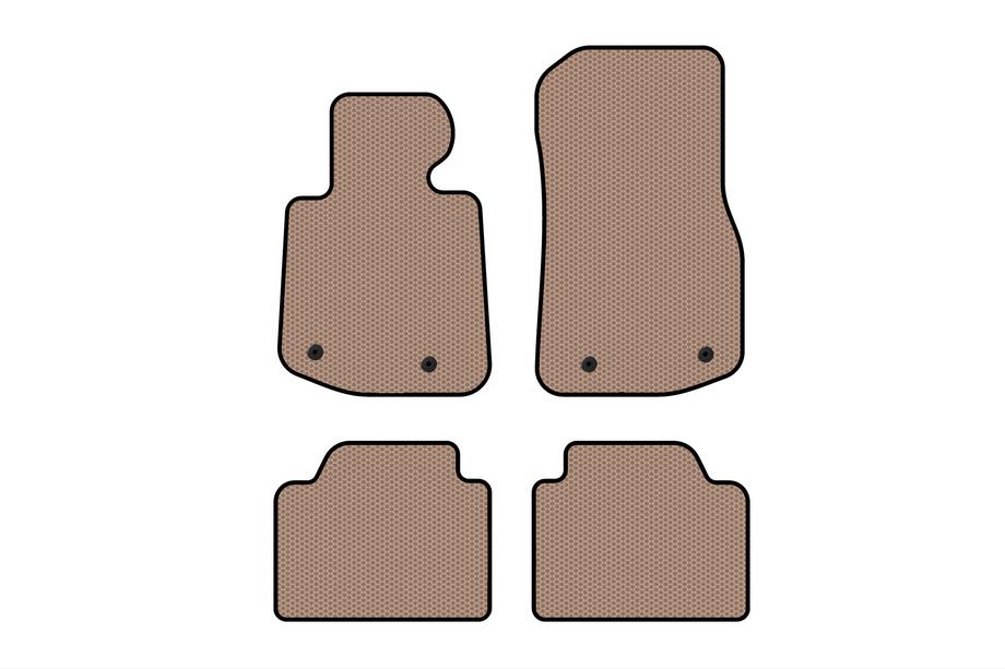 BMW 4 Serie F32/F33/F36 2012–2020 Rubberen automatten Carsuit V2 (Beige) Image