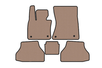 BMW X6 E71 2008–2014 Rubberen automatten voor het interieur Carsuit V-2 (Beige) foto 1