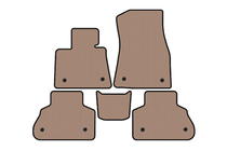 BMW X5 G05 2019–2026 Rubberen automatten Carsuit (Beige) foto 1