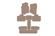 Cadillac Escalade 2007–2014 Carsuit rubberen automatten voor het interieur (3 rijen, beige) foto 1